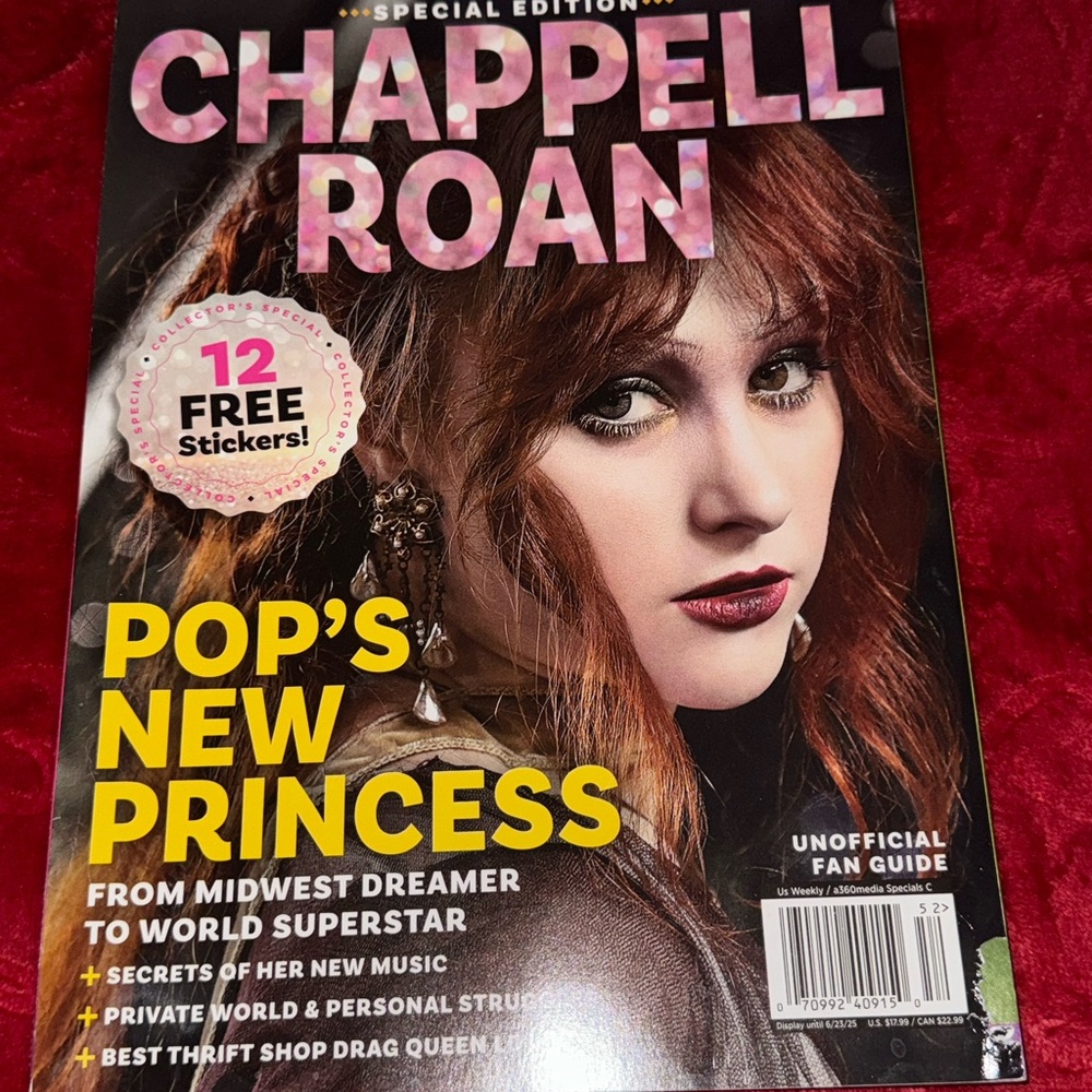 CHAPPELL ROAN Special Edition Magazine - Pop's New Princess + 12 FREE Stickers